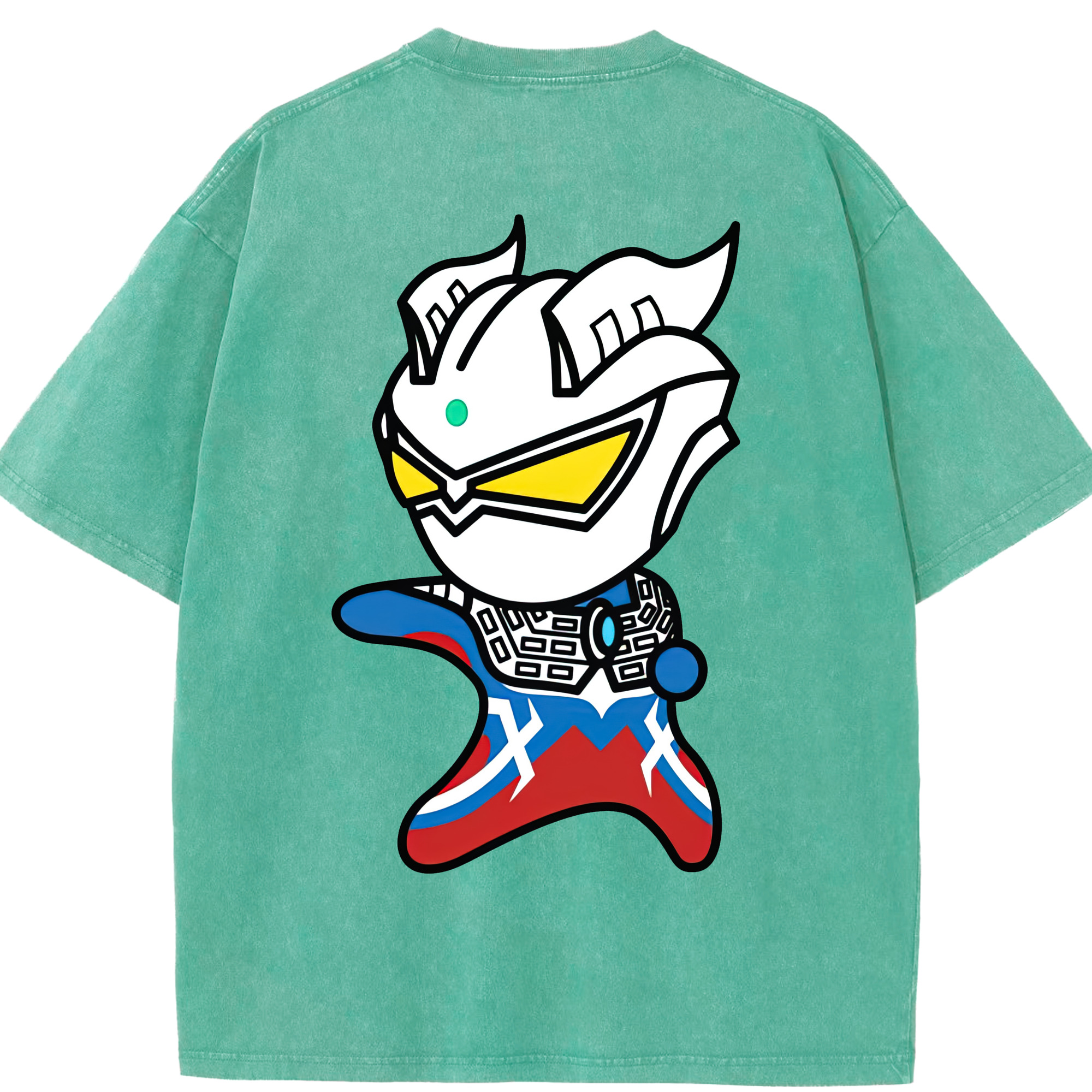 （画像用） ウルトラマン Ultraman 綿100% ヴィンテージ風 半袖Tシャツ（背面プリント）